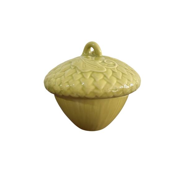 PFALTZGRAFF Green (Dill) 6” Acorn Bowl & Lid - Picture 1 of 5